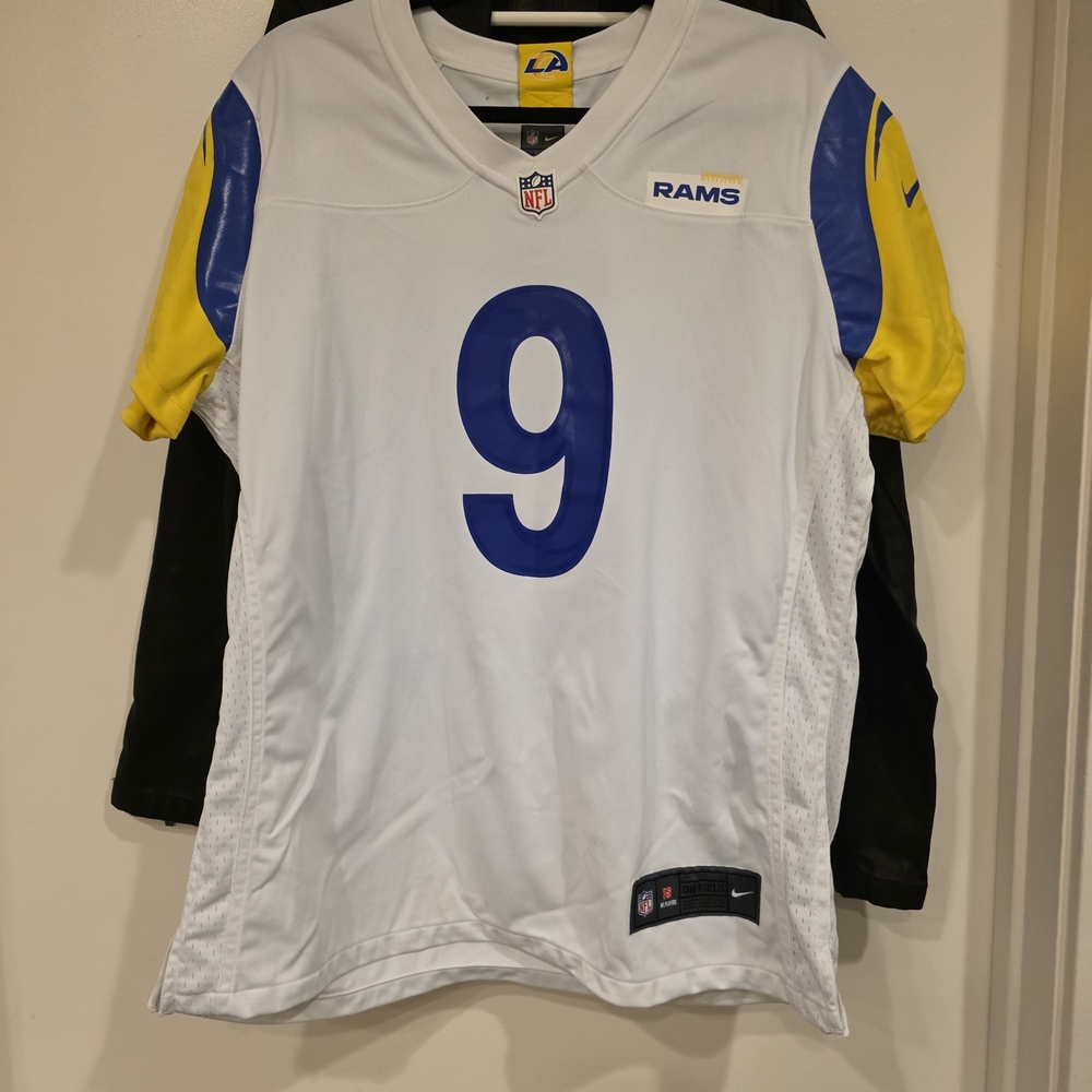 NFL On Field White and Yellow Jersey